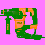 Tassellatore SDS-Plus a "L" 3 modalità 30mm 3.5J 950W con AVC