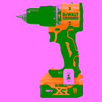 Trapano Avvitatore con percussione compatto 2 Velocità XR 18V BRUSHLESS - 2 x 18V XR 5ah