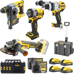 Kit 4 Elettroutensili Dewalt XR 18V