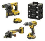 Kit 3 Elettroutensili Dewalt XR 18V