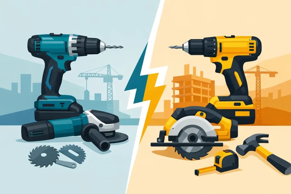 Makita DeWalt confronto per lavori professionali