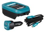 Makita 1915U4-1 Caricabatteria veicolare USB-C + cavo USB-C