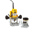 DEWALT D26204K-QS fraiseuse, base affleureuse