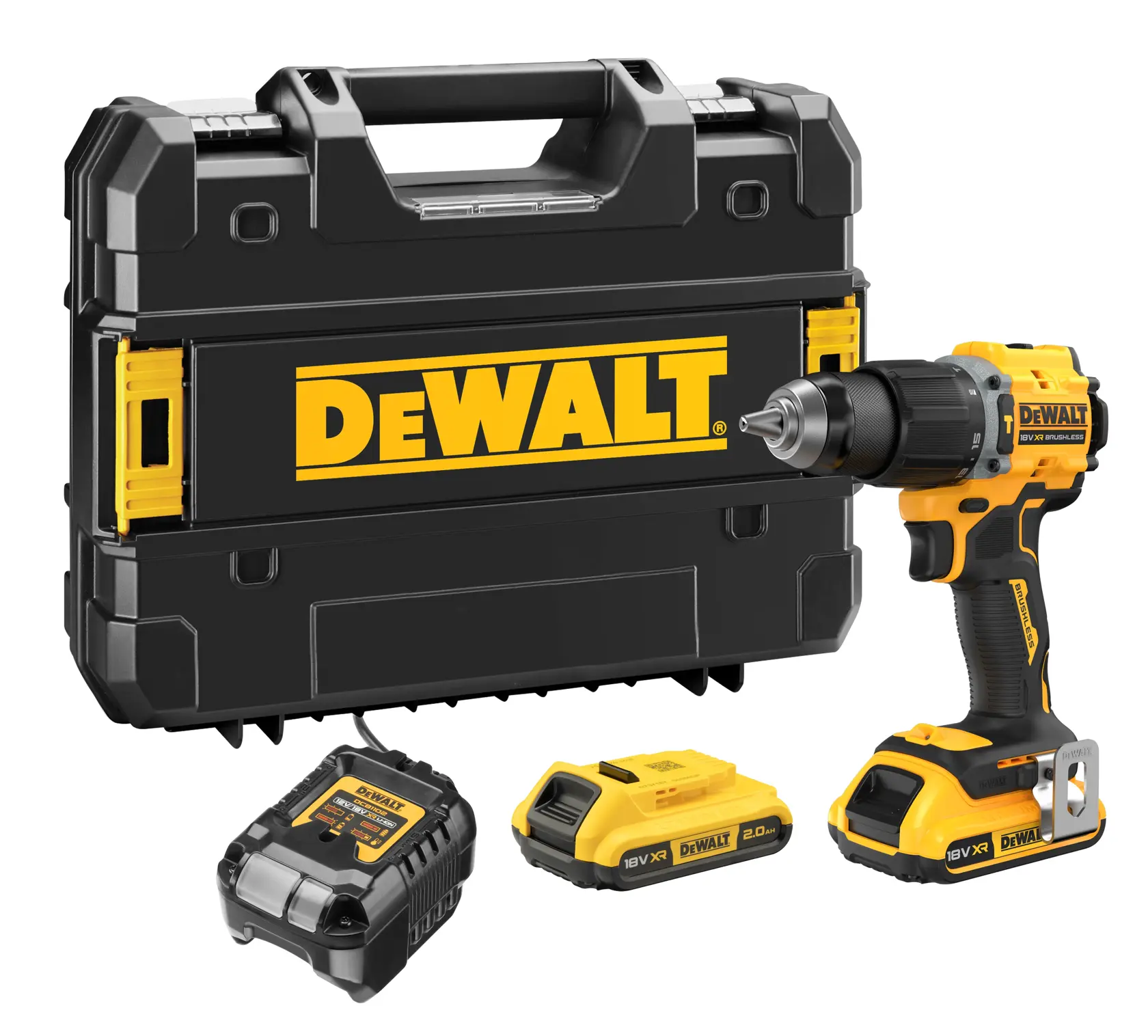 DEWALT DCD799D2T-QW – kit avec deux batteries, chargeur et TSTAK DEWALT DCD799D2T-QW – kit avec deux batteries, chargeur et TSTAK