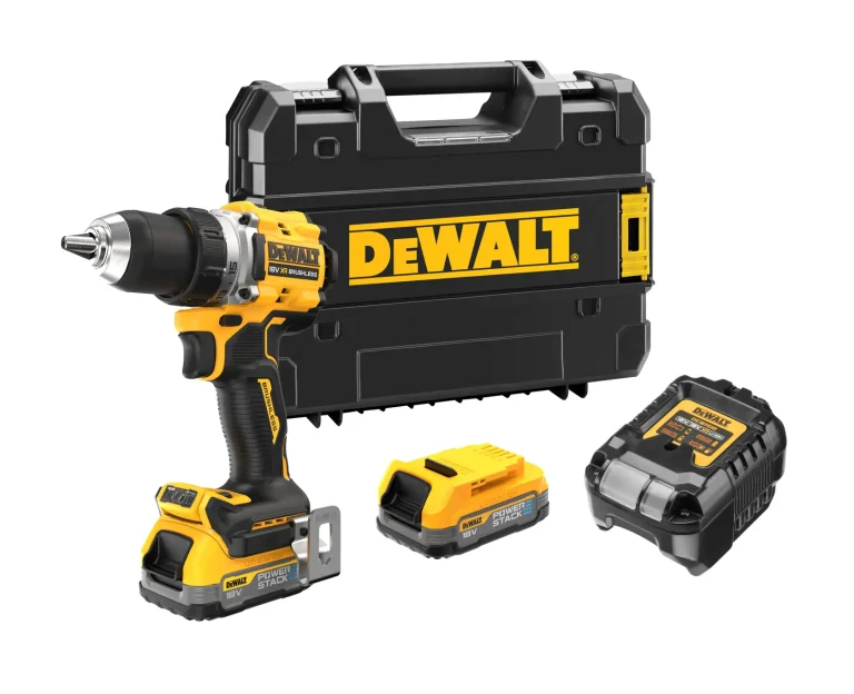 DEWALT DCD800E2T-QW – kit avec deux batteries, chargeur et TSTAK