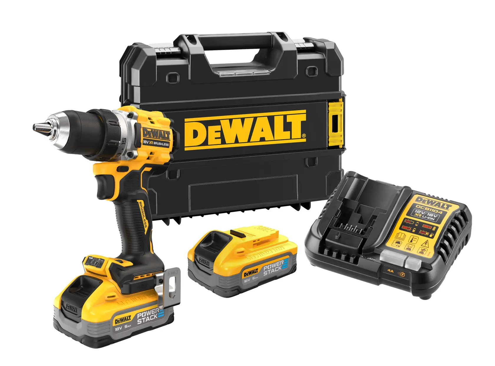 DEWALT DCD800H2T-QW – kit avec deux batteries, chargeur et TSTAK DEWALT DCD800H2T-QW – kit avec deux batteries, chargeur et TSTAK