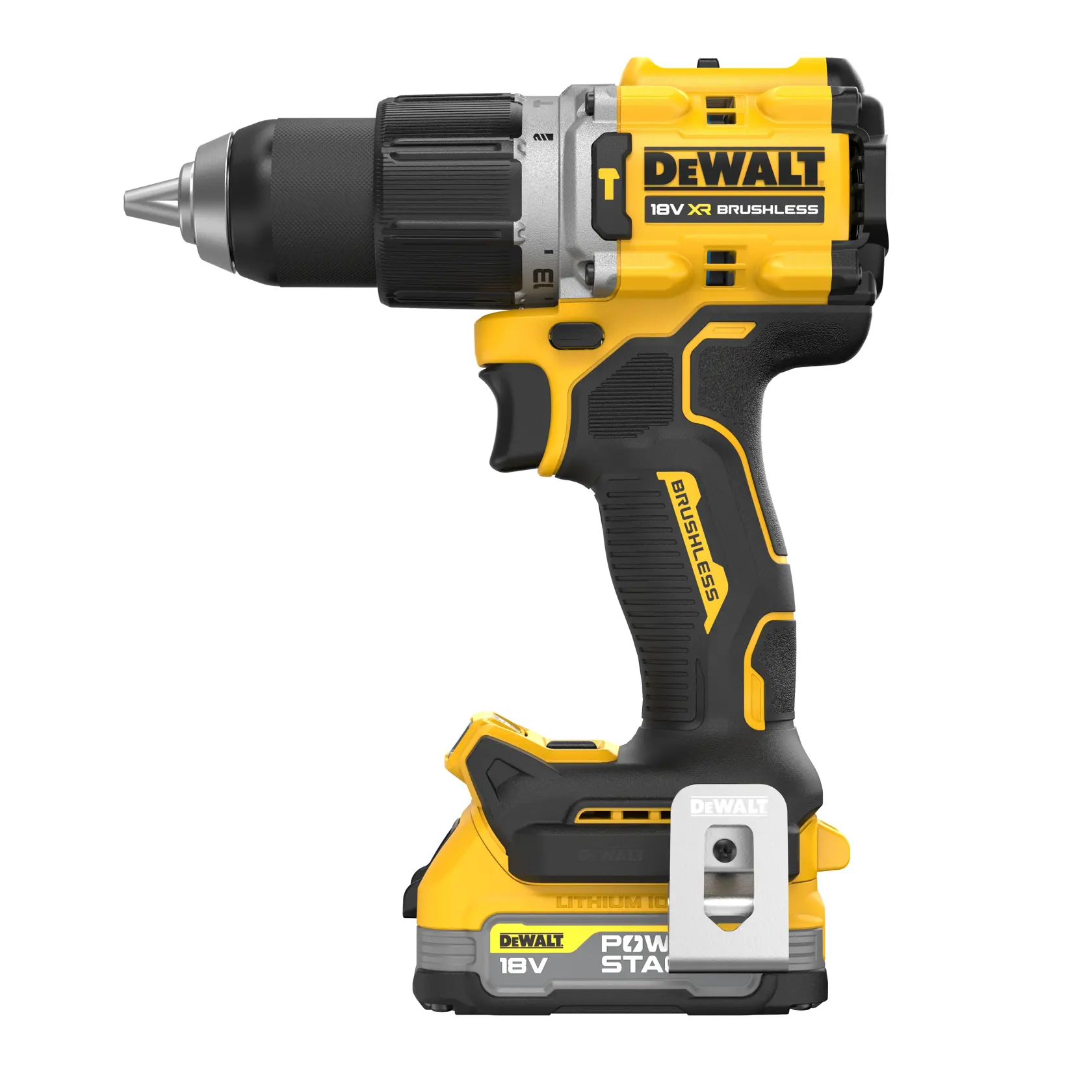 DEWALT DCD805E2T-QW – perceuse avec batterie POWERSTACK Compact DEWALT DCD805E2T-QW – perceuse avec batterie POWERSTACK Compact