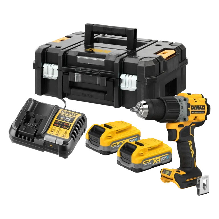 DEWALT DCD805S2T-QW perceuse à percussion avec batteries POWERSTACK 3,5 Ah