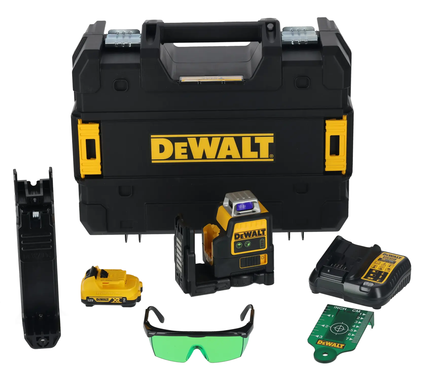 DCE0811D1G-QW DEWALT DCE0811D1G-QW niveau laser 2x360 vert avec batterie