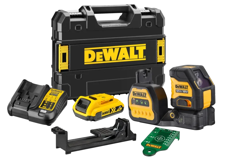 DEWALT DCE088D1G18-QW laser en croix vert avec batterie