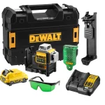 DEWALT DCE089D1G-QW traceur laser 3x360 vert avec batterie