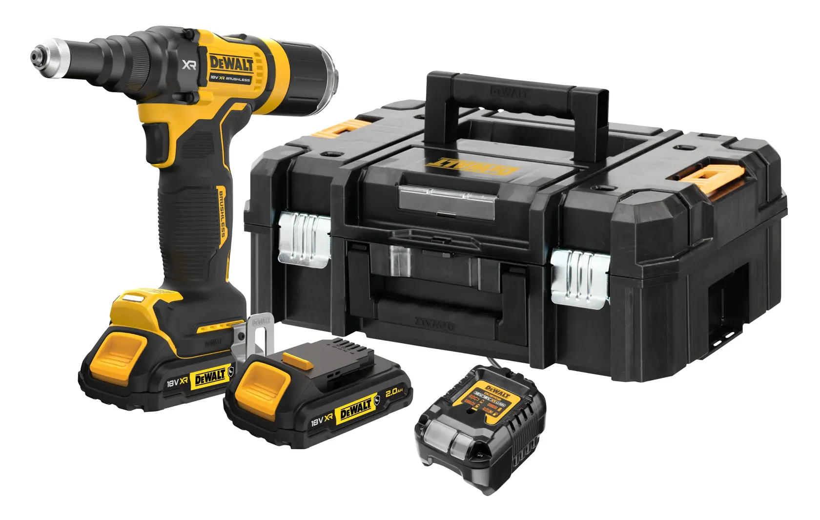 DCF403D2GT-QW DEWALT DCF403D2GT-QW riveteuse avec 2 batteries Série G
