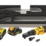 DEWALT DCF500L2G-QW cliquet 12V à tête étanche avec 2 batteries 3 Ah et chargeur