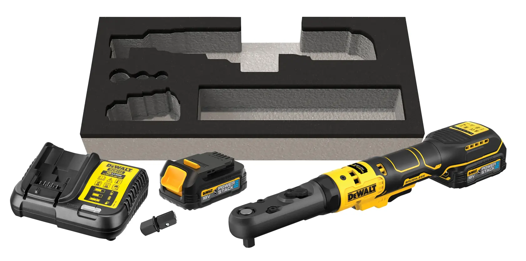 DCF510E2G-QW DEWALT DCF510E2G-QW cliquet étanche avec batteries POWERSTACK Série G