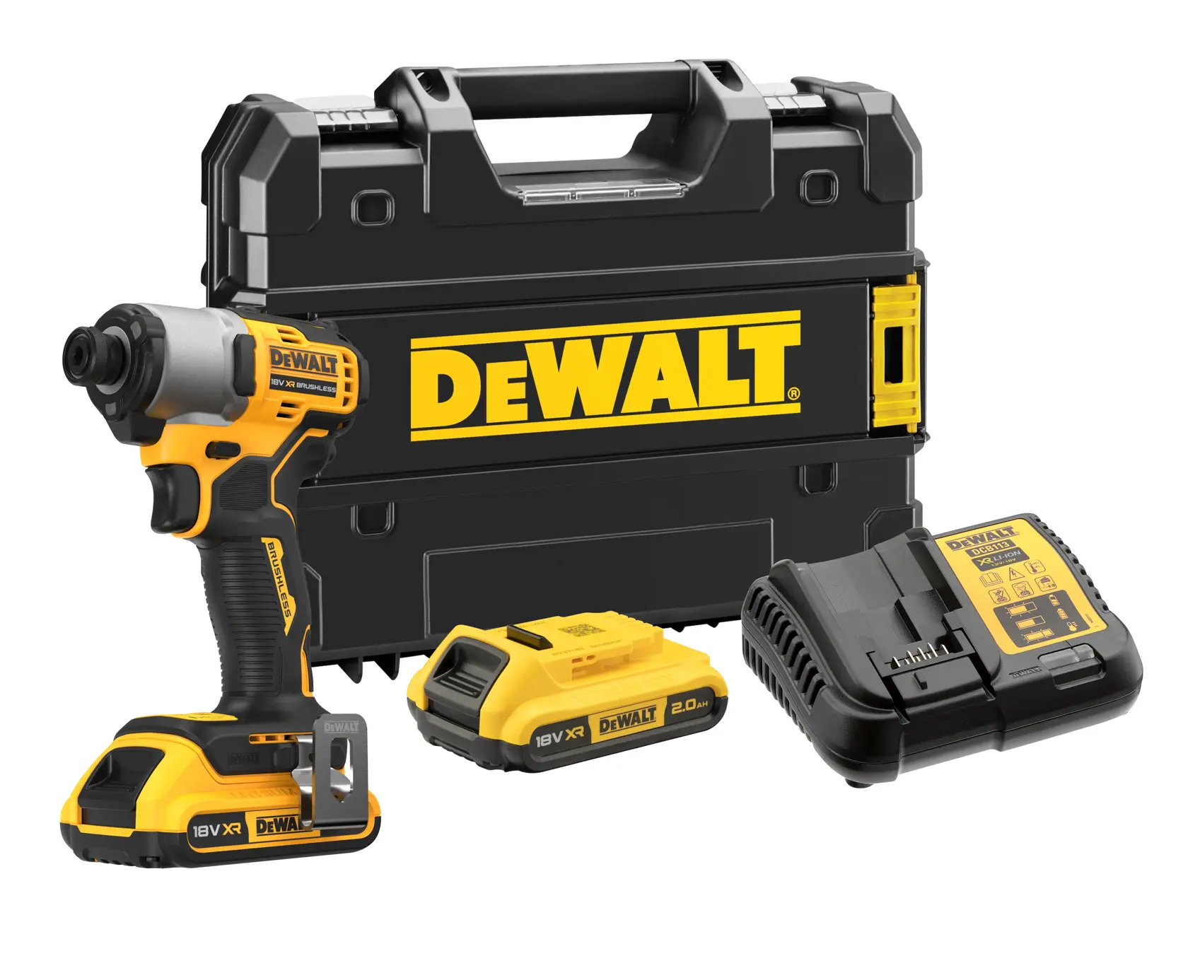 DCF840D2T-QW DEWALT DCF840D2T-QW visseuse à chocs avec 2 batteries 2 Ah