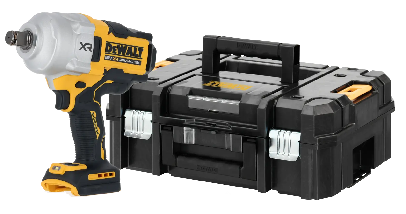 DEWALT DCF964NT-XJ con starter kit POWERSTACK DEWALT DCKF964H2T-IT kit avvitatore ad impulsi 3/4 con 2 batterie POWERSTACK 5 Ah e valigetta TSTAK