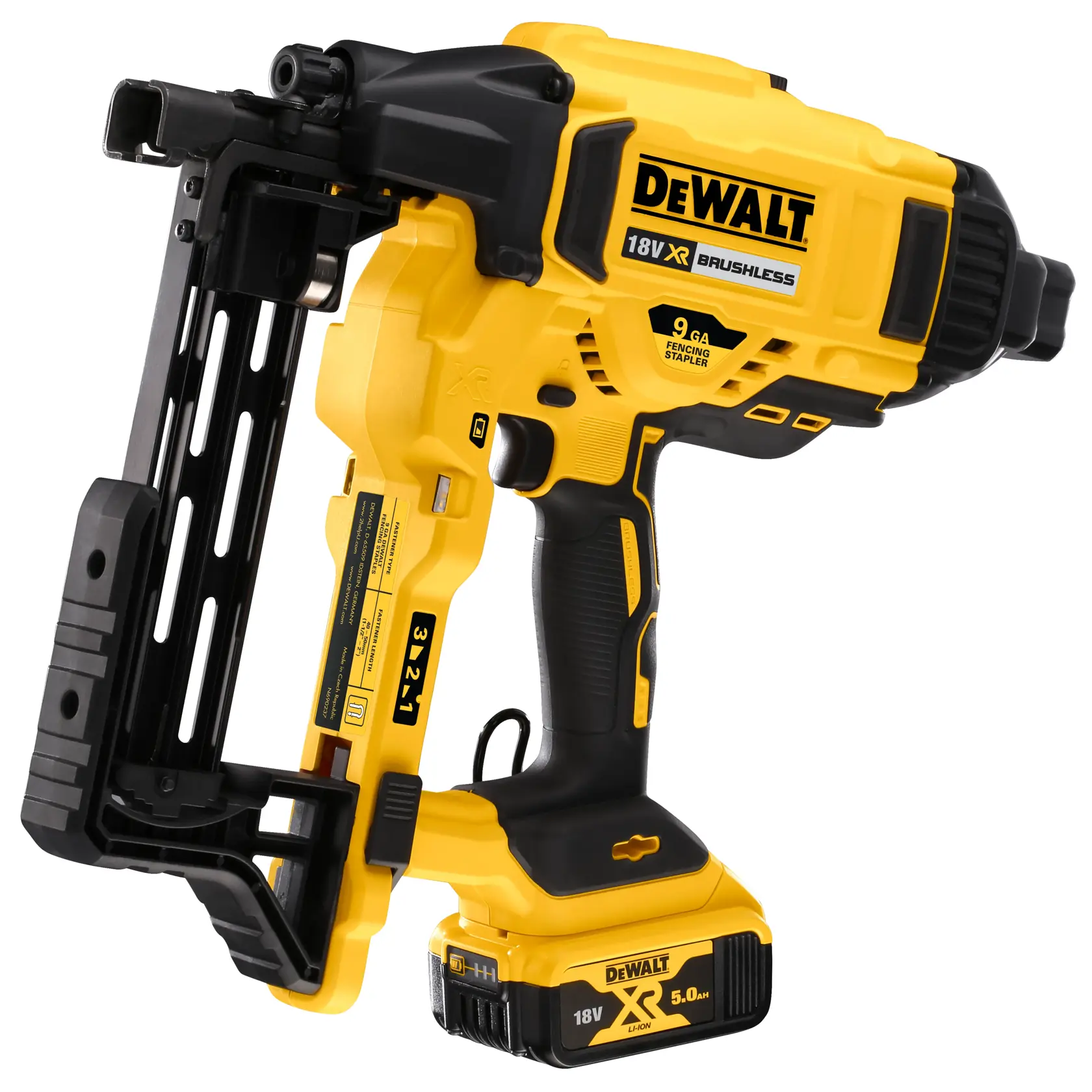 DCFS950P2-QW DEWALT DCFS950P2-QW agrafeuse pour clôtures 18V
