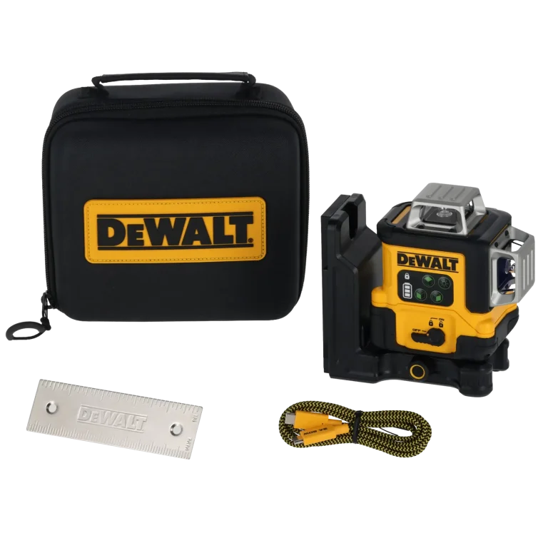 DEWALT DCLE14361GB-XJ niveau laser 3x360 vert USB-C