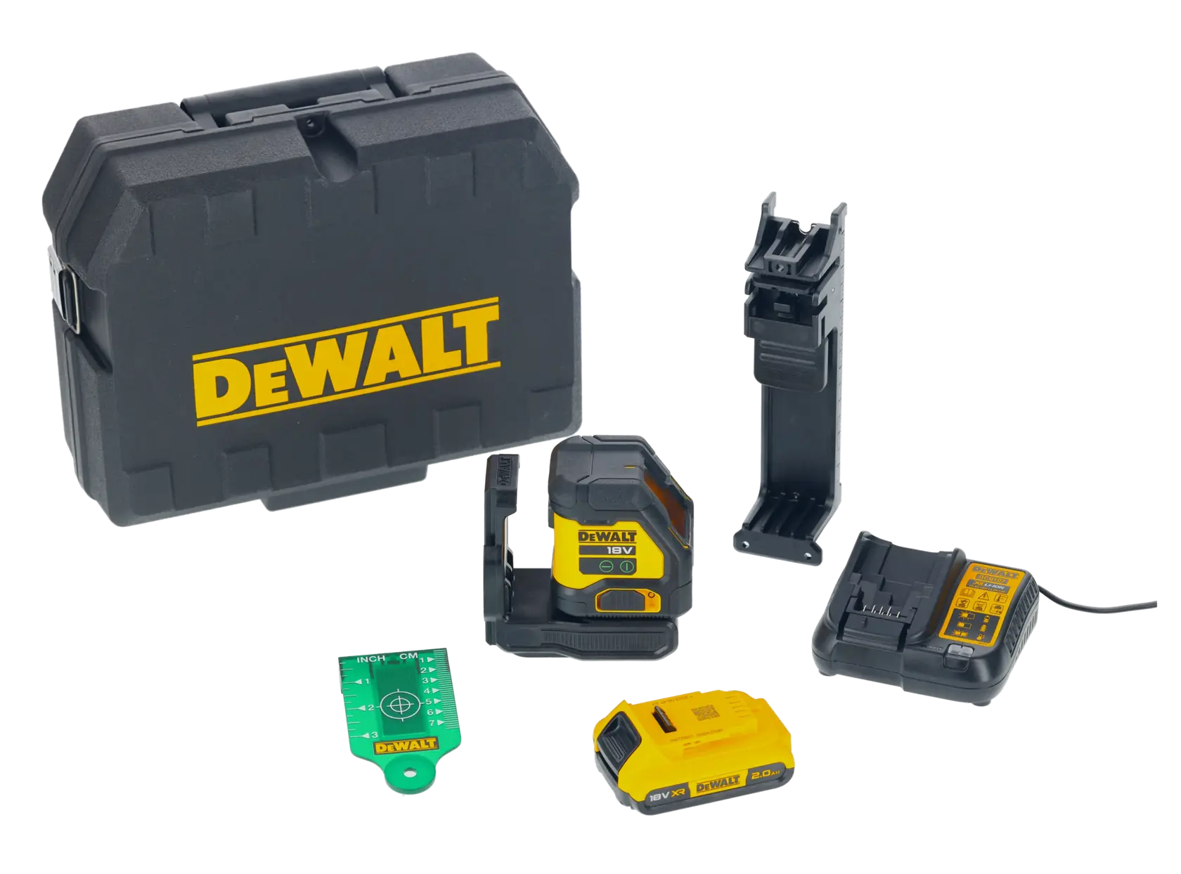 DCLE34021D1-QW DEWALT DCLE34021D1-QW laser a croce verde con batteria 2 Ah