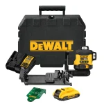 DEWALT DCLE34031D1-QW niveau laser 3x360 vert avec batterie
