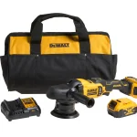 DEWALT DCM848P2-QW polisseuse roto-orbitale avec 2 batteries 5 Ah