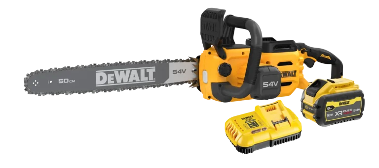 DEWALT DCMCS575X1-QW tronçonneuse à chaîne 54 V XR FLEXVOLT guide 50 cm, kit complet