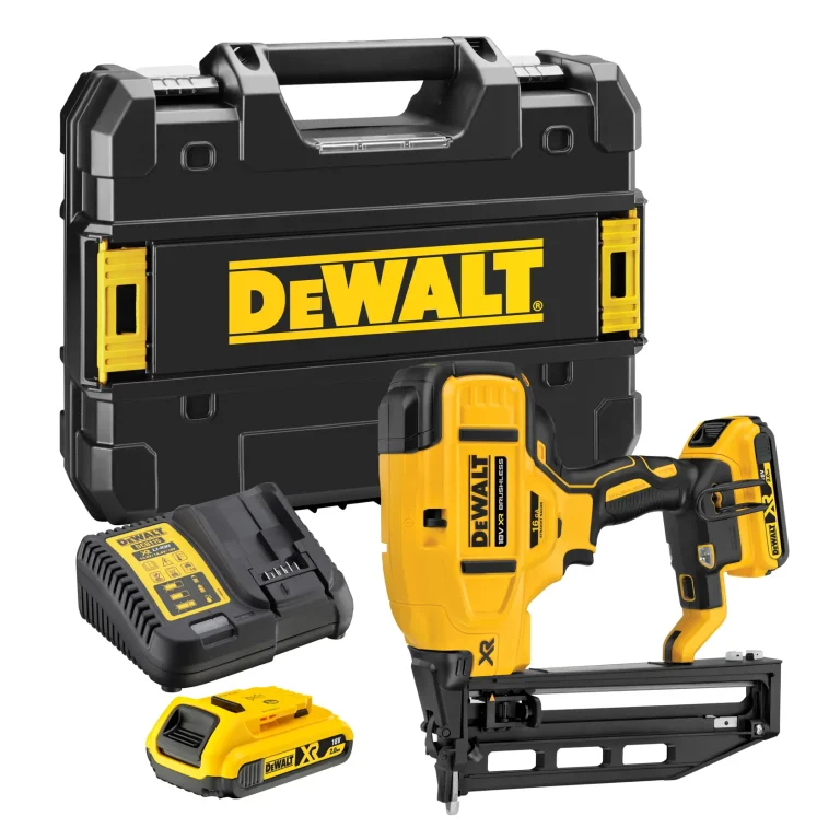 Cloueuse de finition DEWALT DCN662D2-QW avec 2 batteries 2 Ah