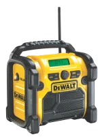 DEWALT DCR019-QW radio, vue latérale