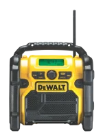 DEWALT DCR019-QW radio, détail