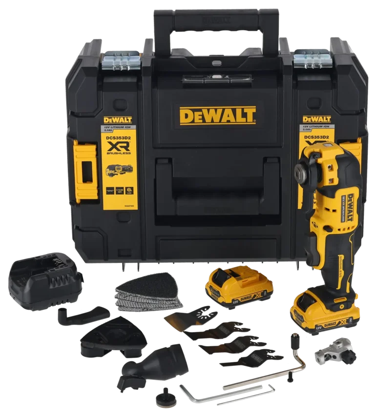 DEWALT DCS353D2-QW multifonction 12V avec 2 batteries