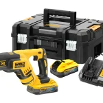 DEWALT DCS367H2T-QW scie sabre 18V XR avec 2 batteries POWERSTACK 5 Ah et coffret TSTAK