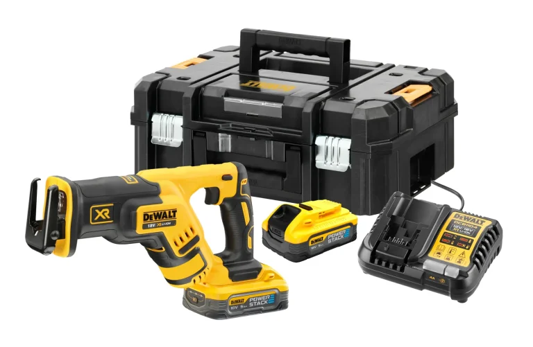 DEWALT DCS367H2T-QW sega universale a gattuccio 18V XR con 2 batterie POWERSTACK 5 Ah e valigetta TSTAK