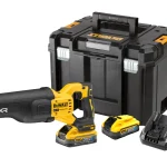DEWALT DCS386H2T-QW sega universale FLEXVOLT Advantage con 2 batterie POWERSTACK 5 Ah e valigetta TSTAK