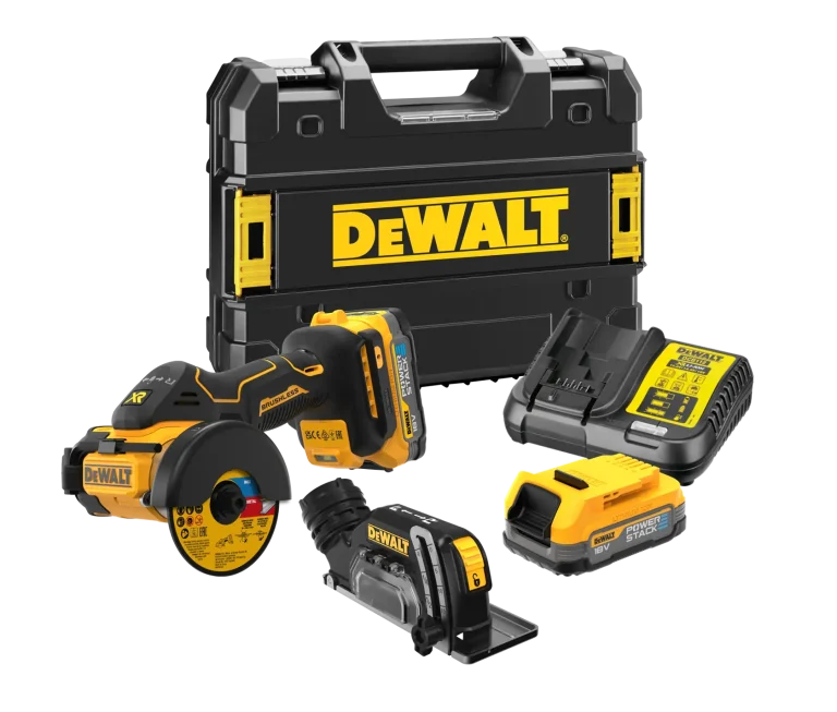 DEWALT DCS438E2T-QW outil de coupe 76 mm avec batteries POWERSTACK