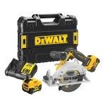 DEWALT DCS512P2-QW scie circulaire 12V avec 2 batteries 5 Ah