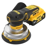 DEWALT DCW230P2-QW ponceuse excentrique, détail