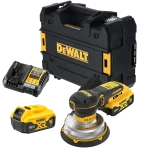 DEWALT DCW230P2-QW ponceuse excentrique 150 mm avec 2 batteries 5 Ah