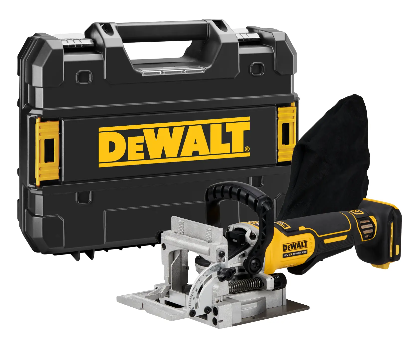 DCW682NT-XJ DEWALT DCW682NT-XJ fresatrice per lamelle 18V con valigetta