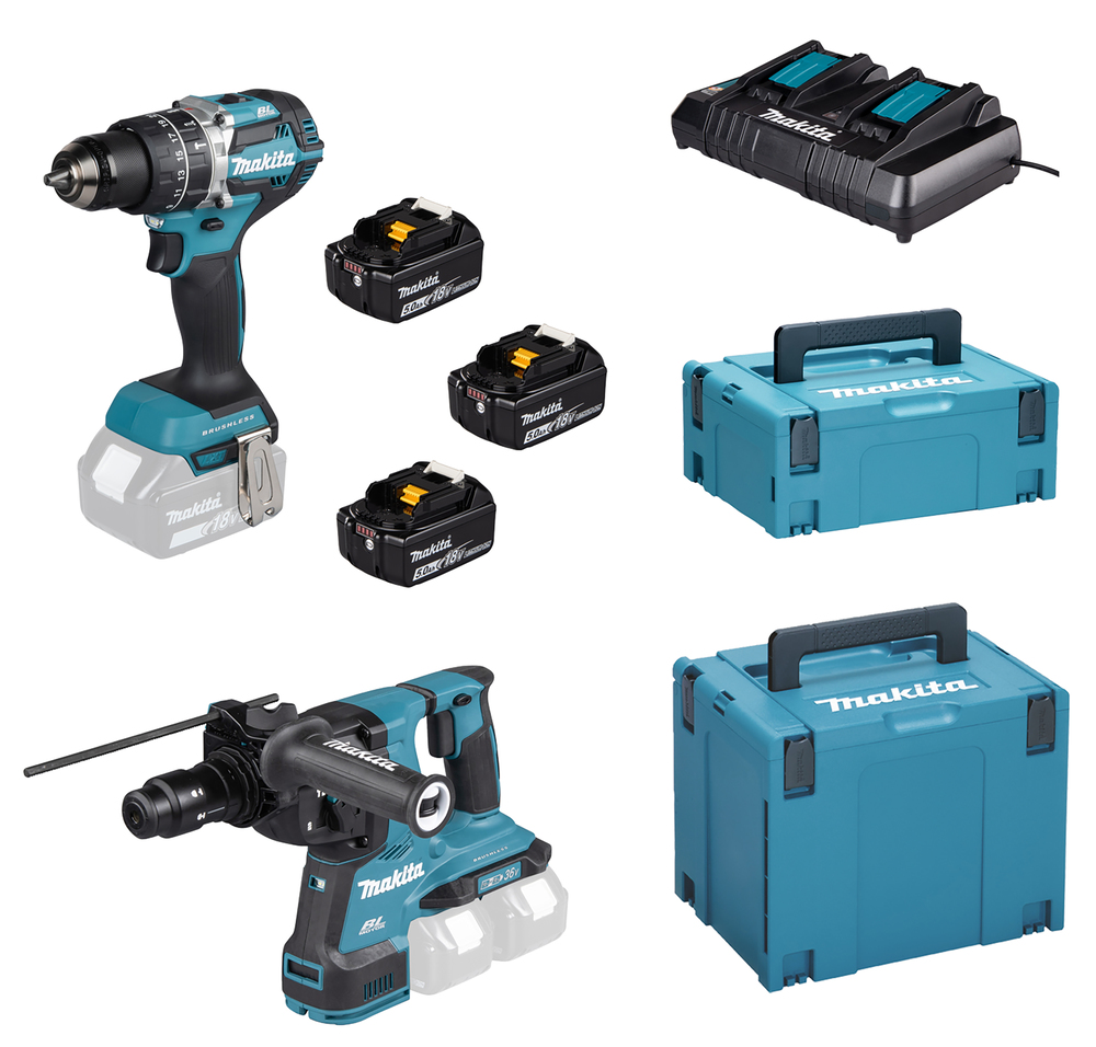DLX2280PTJ C2L0 B.jpg Makita DLX2280PTJ Combo Kit LXT