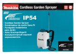 Makita DUS158Z Pompa irroratrice a zaino LXT