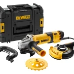 DEWALT DWE4257KT-QS meuleuse avec carter et meule boisseau pour béton