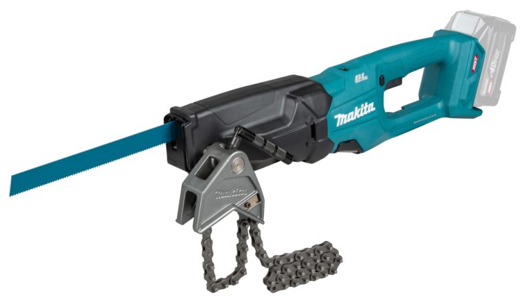 Makita JR003GZ Scie sabre avec étau à chaîne XGT