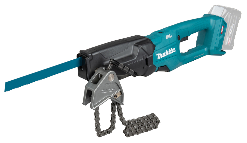 JR003GZ C2L0.jpg Makita JR003GZ Scie sabre avec étau à chaîne XGT